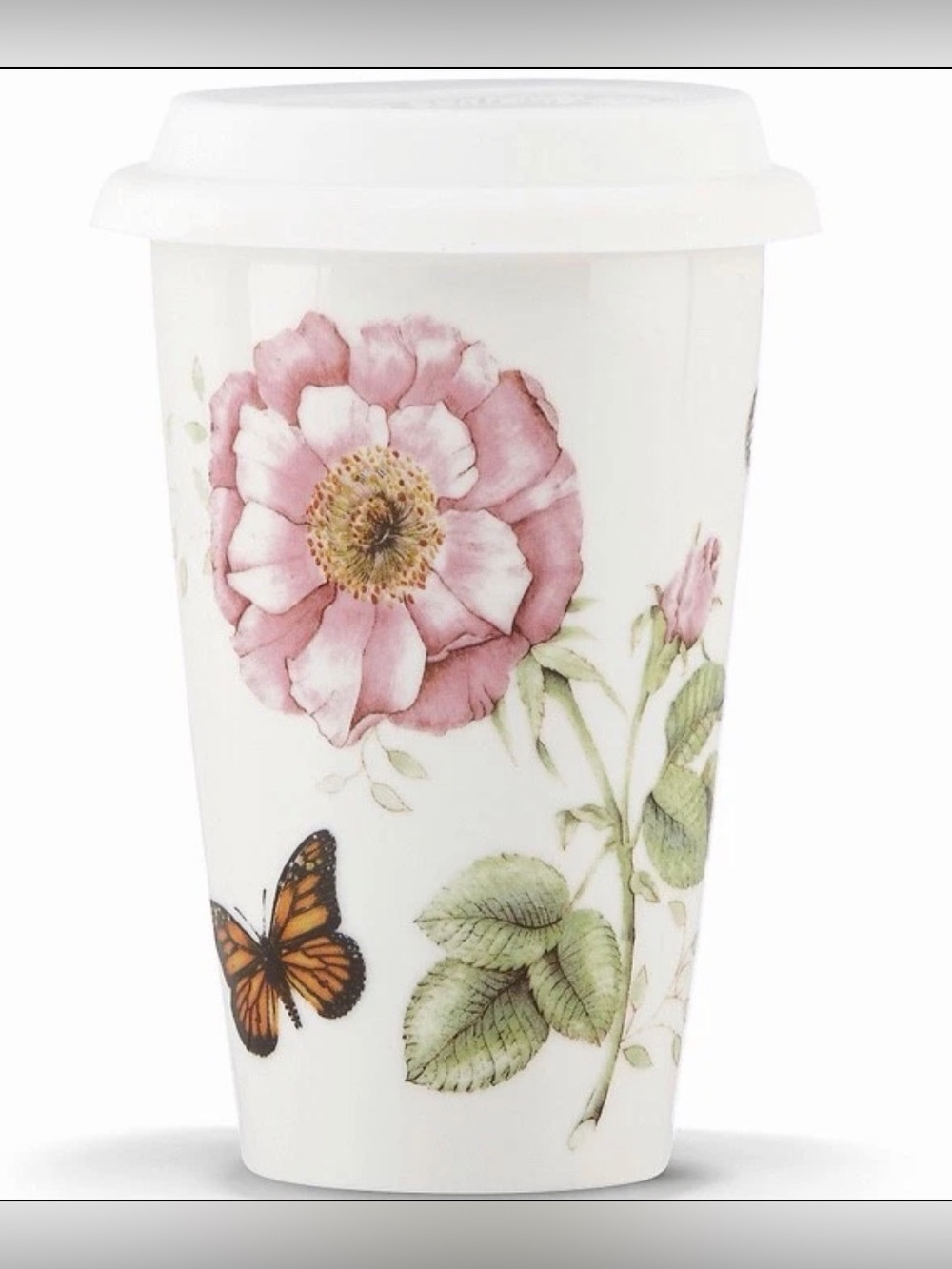Lenox Butterfly Meadow Thermal Travel Mug (No Lid).